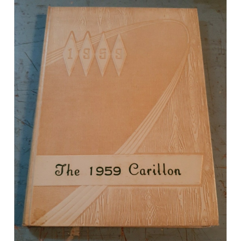 Vintage 1959 The Carillon Shenendehowa Elnora, NY Central High School Yearbook